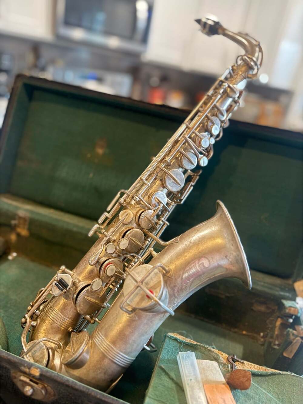 Vintage Wurlitzer Alto Saxophone Silver Plated